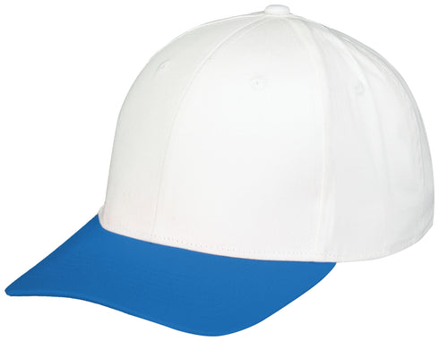 Augusta Sportswear Rally Cotton Twill Cap (6251), Color 'White/Royal'